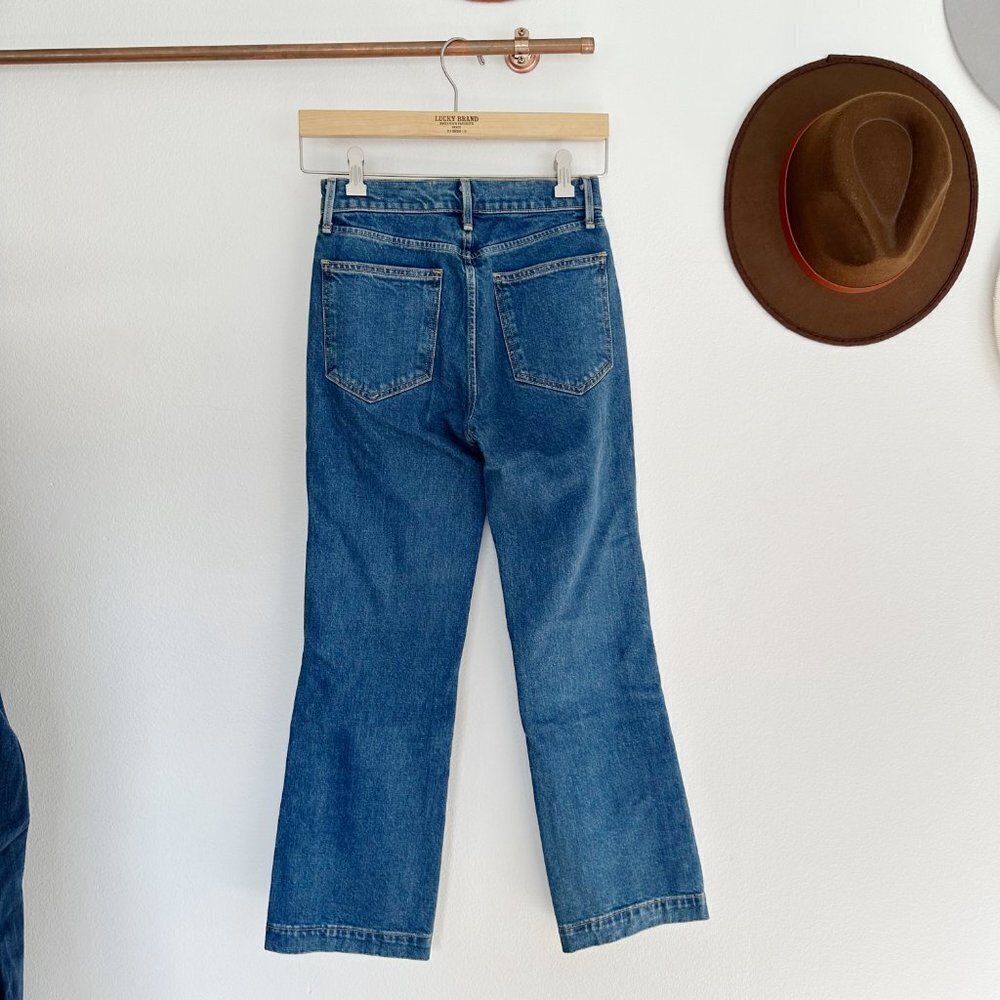 RAG & BONE Flare Button Jeans 24 - Picture 4 of 5